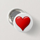 Red Heart Button (Voorkant /achterkant)