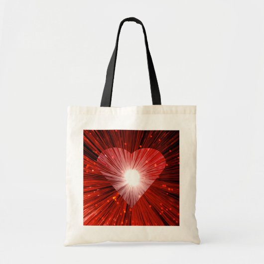 Red Heart canvas tas (Voorkant)
