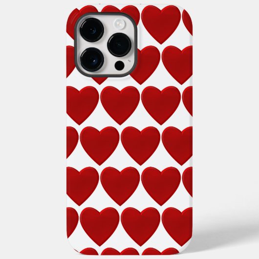 Red Heart Case-Mate iPhone Case (Achterkant)
