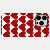 Red Heart Case-Mate iPhone Case (Achterkant (horizontaal))