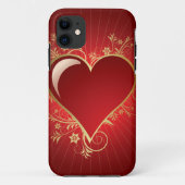 Red Heart Case-Mate iPhone Case (Achterkant)