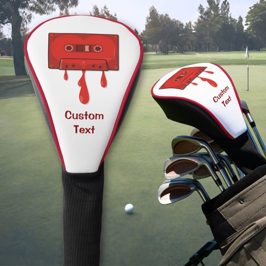 Red Heart Cassette Golfheadcover