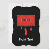 Red Heart Cassette Kaart (Voorkant)