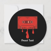 Red Heart Cassette Kaart (Voorkant)