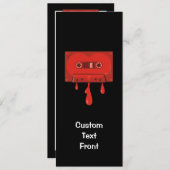 Red Heart Cassette Kaart (Voorkant / Achterkant)