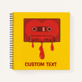 Red Heart Cassette Notitieboek (Voorkant)