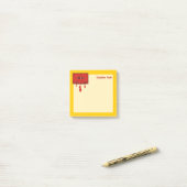 Red Heart Cassette Post-it® Notes (Op bureau)