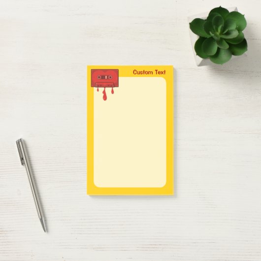 Red Heart Cassette Post-it® Notes (Kantoor)
