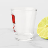 Red Heart Cassette Shot Glas (Rechts)