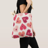 Red Heart Charm Bag Tote Bag (Dichtbij)