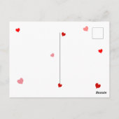 Red Heart Confetti Te Quiero Mucho 3d Letters Briefkaart (Achterkant)