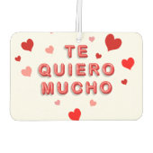 Red Heart Confetti Te Quiero Mucho 3d Letters Luchtverfrisser (Achterkant)