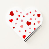 Red Heart Confetti Te Quiero Mucho 3d Letters Notitieboek (Achterkant)