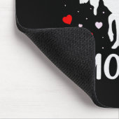 Red Heart Cud Love Graphic Moose Lover Valentine D Muismat (Hoek)