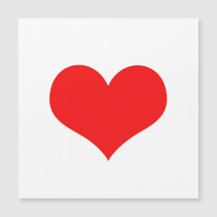 Red Heart Cute Valentijnsdag Aangepaste kleur 2023