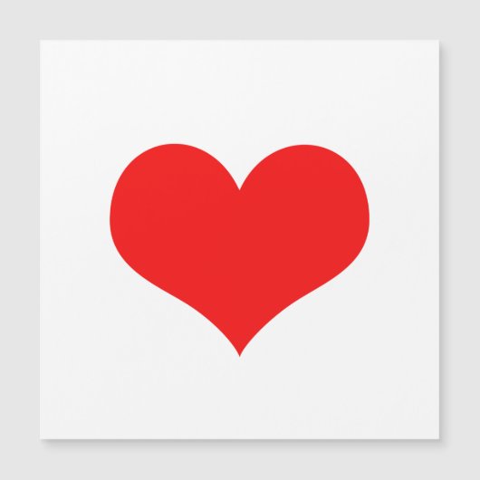 Red Heart Cute Valentijnsdag Aangepaste kleur 2023 (Voorkant)