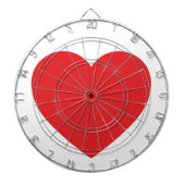 Red Heart Dartboard Dartbord (Voorkant)