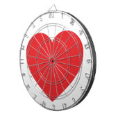 Red Heart Dartboard Dartbord (Voorkant Rechts)