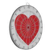 Red Heart Dartboard Dartbord (Voorkant Links)