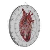 Red Heart Dartbord (Voorkant Links)