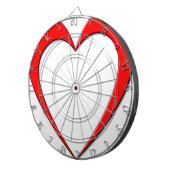 Red Heart Dartbord (Voorkant Rechts)
