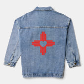 RED HEART DENIM JACKET (Achterkant)