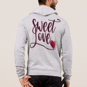 Red Heart Design Full-Zip Hoodie (Achterkant)