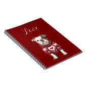 Red Heart Dog Notitieboek (Rechterzijde)