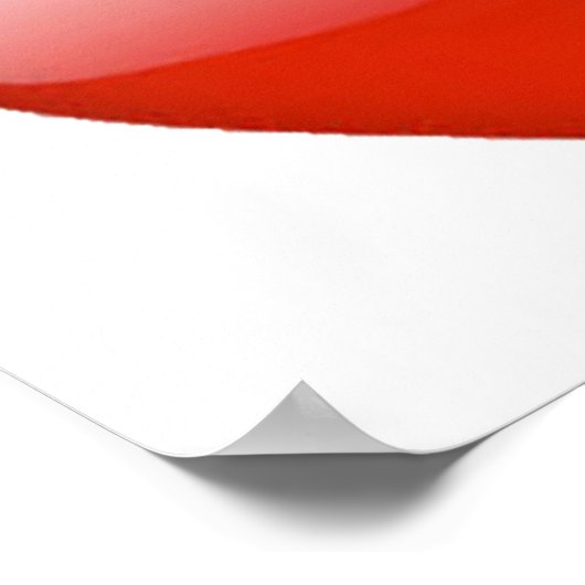 Red Heart - Emoji Poster (Hoek)