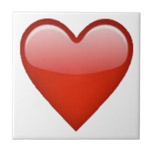 Red Heart - Emoji Tegeltje