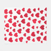 Red Heart Fleece Blanket (Voorkant (Horizontaal))