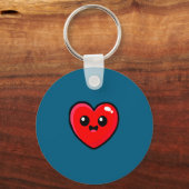 Red Heart Funny Cute Design For Men Women Husband Sleutelhanger (Voorkant)