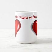 Red Heart gepersonaliseerd Koffiemok (Center)