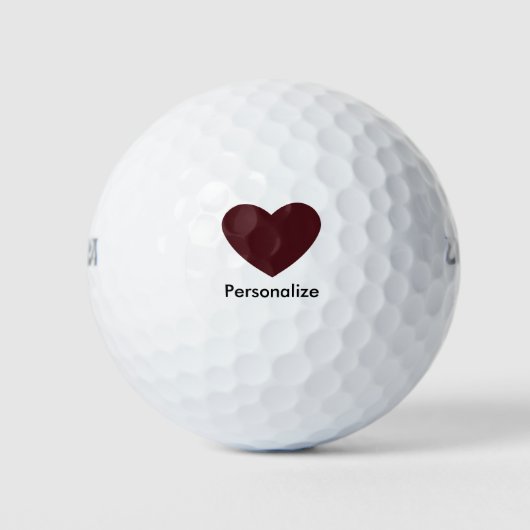 Red Heart Golfballen (Voorkant)