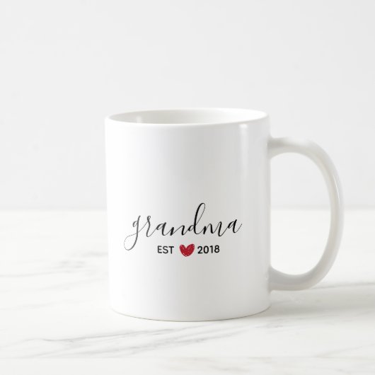 Red Heart Grandma - Mok voor koffieperioden van he (Rechts)