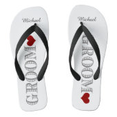 Red Heart Groom Teenslippers (Voetbed)