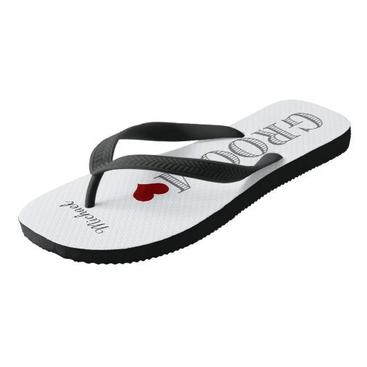 Red Heart Groom Teenslippers (Schuin)