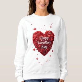 Red Heart Happy Valentine’s Day Romantic Gift Trui