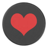 Red Heart Hockey Puck (Voorkant)