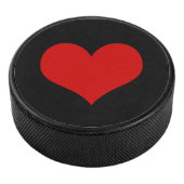 Red Heart Hockey Puck (3/4)