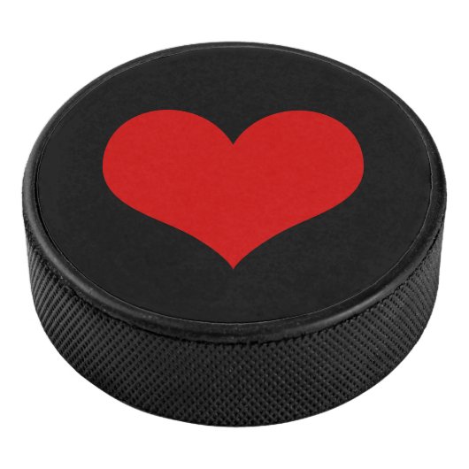 Red Heart Hockey Puck (3/4)