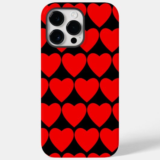 Red Heart Hoesje-Mate iPhone Case (Achterkant)