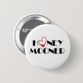 Red Heart Honeymooner Ronde Button 5,7 Cm (Voorkant /achterkant)