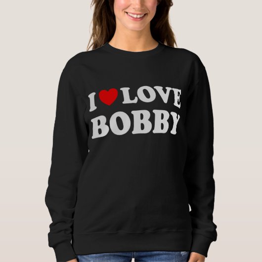 Red Heart I Love Bobby Trui (Voorkant)