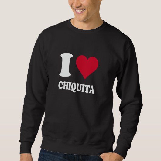 Red Heart Ik hou van Chiquita Trui (Voorkant)