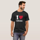Red Heart Ik hou van Heidelberg T-shirt (Voorkant volledig)