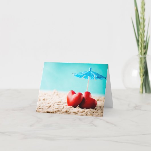 Red heart kaart (Voorkant)