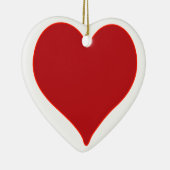 Red Heart Keramisch Ornament (Rechts)