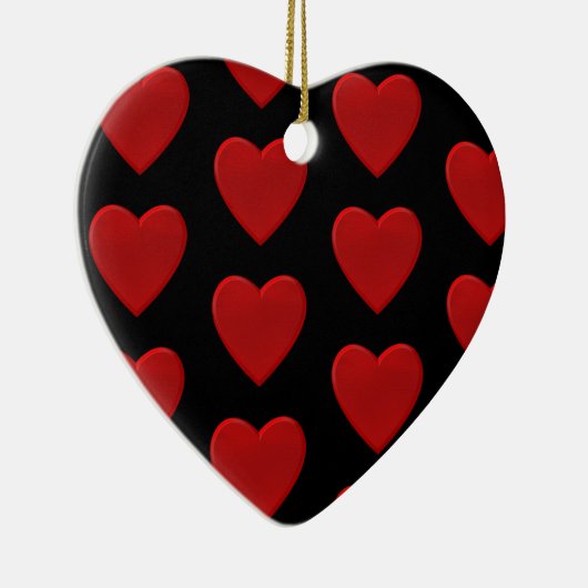 Red Heart Keramisch Ornament (Rechts)