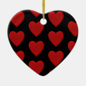 Red Heart Keramisch Ornament (Voorkant)